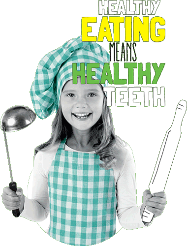 Childs health - Health eating means healthy teeth