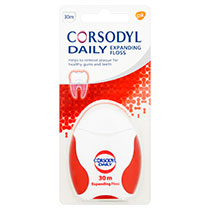 Corsodyl Daily Expanding Floss 30m