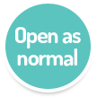 Open as normal