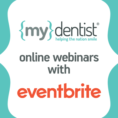 Online webinars with mydentist on eventbright