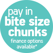 Pay in bite size chunks - Finance options available*